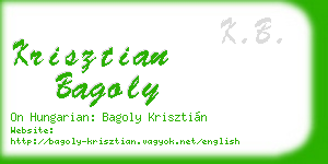 krisztian bagoly business card